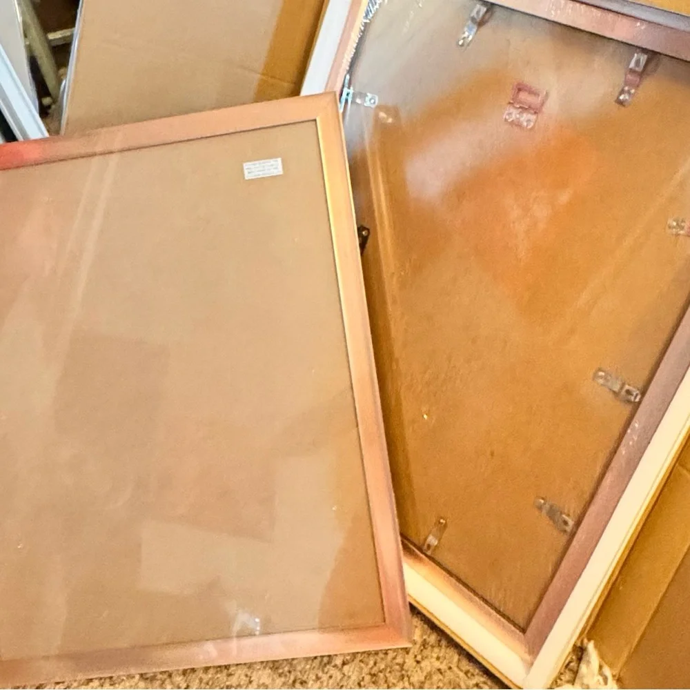 *NWT*‎ 2pack of 17x22” rose gold accent mirrors